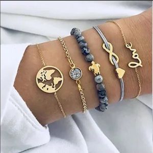 ⚡️3/$20⚡️Turtle, World, infinity, Love Bracelet